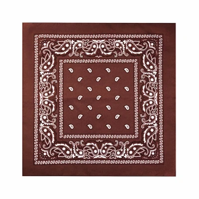 Chusta chustka bandana bandamka brązowa