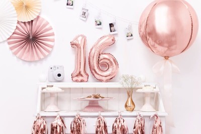 16 urodziny balony cyfry