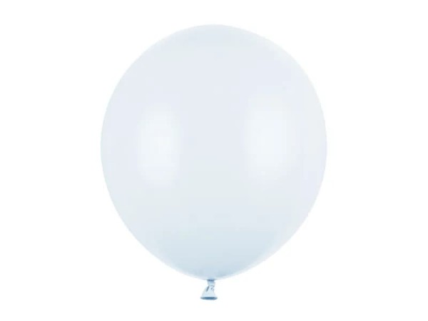 Balony pastelowe blady niebieski Pastel Light Misty Blue strong, 43 cm 25 szt.