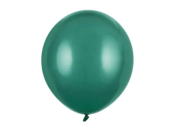 Balony pastelowe butelkowy zielony Pastel Bottle Green strong, 43 cm 25 szt.