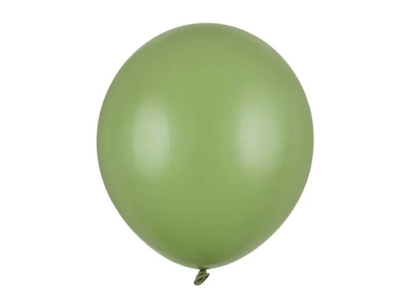Balony pastelowe rozmarynowy zielony Pastel Rosemary Green strong, 43 cm 25 szt.
