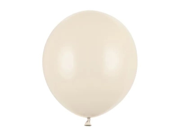 Balony pastelowe jasny cielisty nude Pastel Nude strong, 43 cm 25 szt.