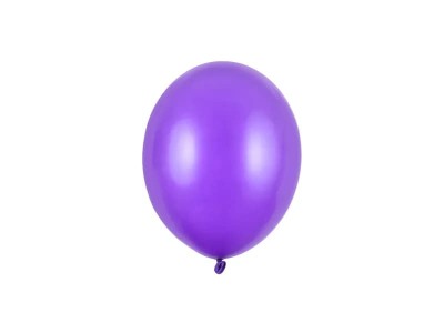 Balony metaliczne fioletowe lawendowe Metallic Purple strong, 12 cm 3 szt.