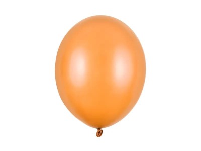 Balony metaliczne  pomarańczowe Metallic Mandarin Orange strong, 30 cm 3 szt.
