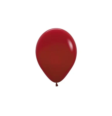 Balony pastelowe ciemny czerwony szkarłatny Imperial Red, 12 cm 3 szt.