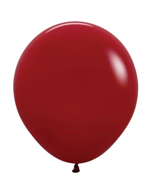 Balon pastelowy ciemny czerwony szkarłatny Imperial Red, 45 cm 1 szt.