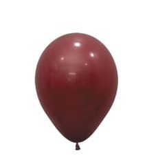 Balony pastelowe ciemny czerwony bordowy Merlot, 12 cm 3 szt.