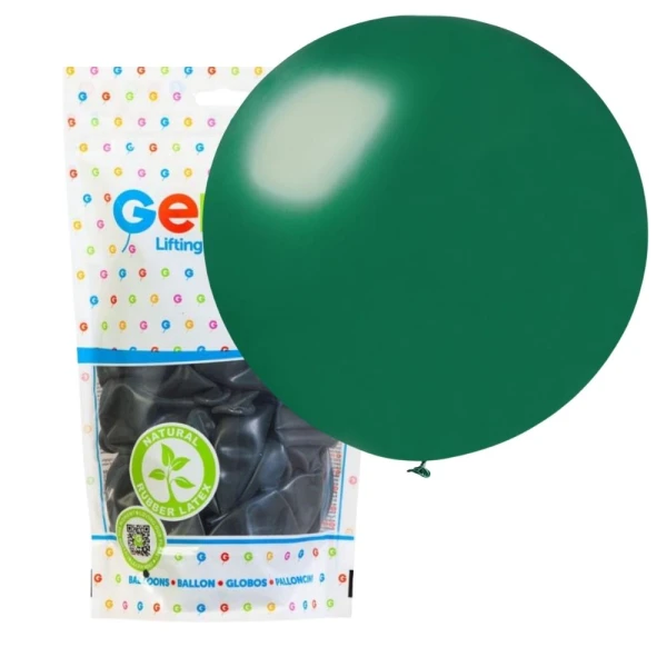 Balony pastelowe ciemny butelkowy zielony emerald #104, 48 cm 25 szt.