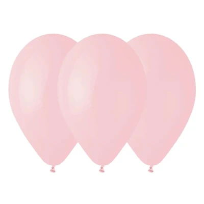 Balony pastelowe pudrowe różowe #107, 28-30 cm 3 szt.
