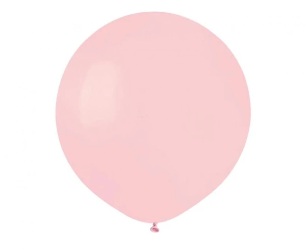 Balon pastelowy pudrowy różowy #107, 48 cm 1 szt.