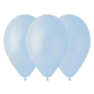 Balony pastelowe pudrowe błękitne niebieskie #108, 33 cm 3 szt.