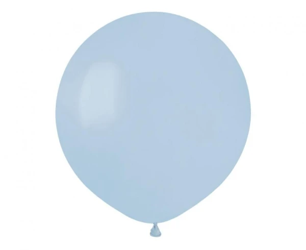 Balon pastelowy pudrowy błękitny niebieski #108, 48 cm 1 szt.