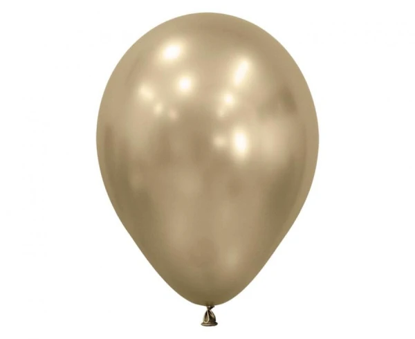 Balony metaliczne złote Silk Gold Dust, 30 cm 1 szt.