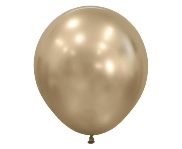 Balony metaliczne złote Silk Gold Dust, 45 cm 1 szt.