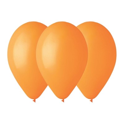 Balony pastelowe pomarańczowe #004, 30 cm 3 szt.