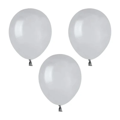 Balony pastelowe szary #070, 12 cm 3 szt.