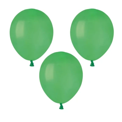 Balony pastelowe zielony #012, 12 cm 3 szt.