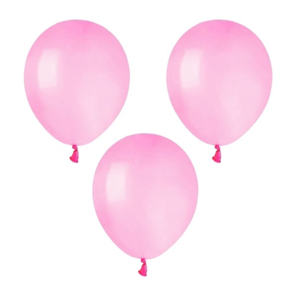 Balony pastelowe różowy #006, 12 cm 3 szt.