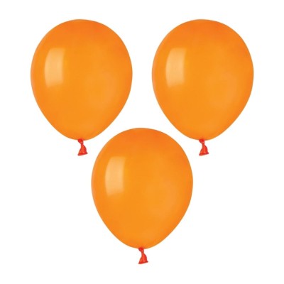 Balony pastelowe pomarańczowe #004, 12 cm 3 szt.