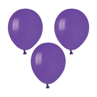Balony pastelowe fioletowe #008, 12 cm 3 szt.