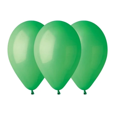 Balony pastelowe zielony #012, 30 cm 3 szt.