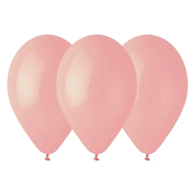 Balony pastelowe różowy delikatny #073, 30 cm 3 szt.