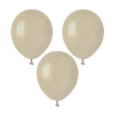 Balony pastelowe brązowy kawa z mlekiem latte #084, 12 cm 3 szt.