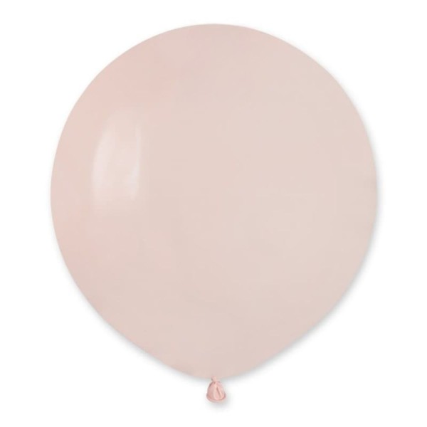 Balon pastelowy blady różowy shell #100, 48 cm 1 szt.