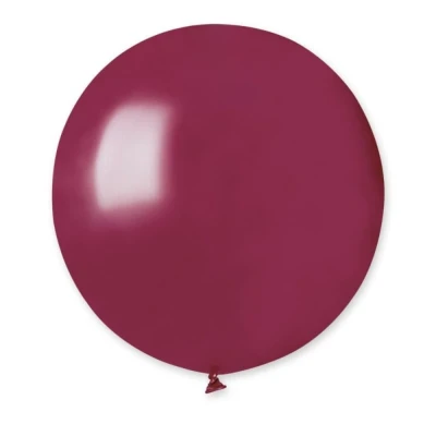 Balon pastelowy bordowy winny matowy #101, 48 cm 1 szt.