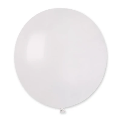 Balony metaliczne perłowe białe #029, 48 cm 1 szt.