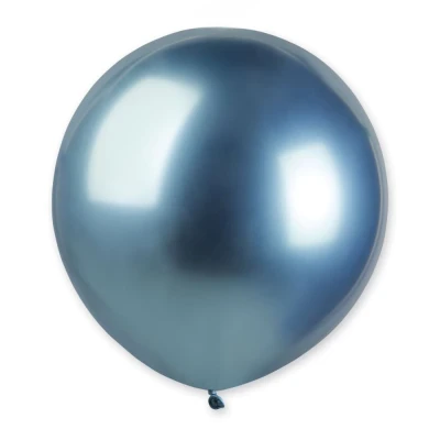 Balon metaliczne shiny niebieski #092, 48 cm 1 szt.