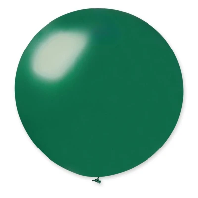 Balon pastelowy ciemny butelkowy zielony emerald #104, 48 cm 1 szt.