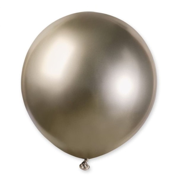 Balon metaliczny shiny złoty szampański #085, 48 cm 1 szt.