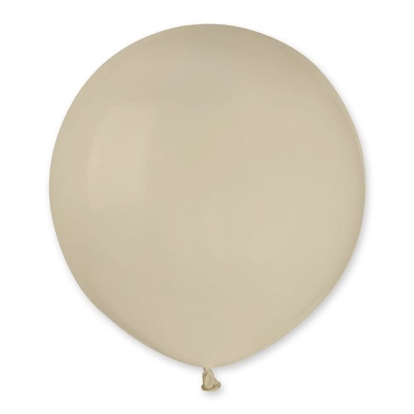 Balon pastelowy brązowy kawa z mlekiem latte #084, 48 cm 1 szt.