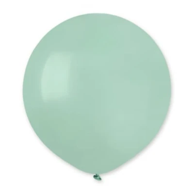 Balon pastelowy turkusowo zielony #050, 48 cm 1 szt.