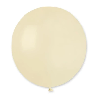 Balon pastelowy kremowy ecru kość słoniowa #059, 48 cm 1 szt.