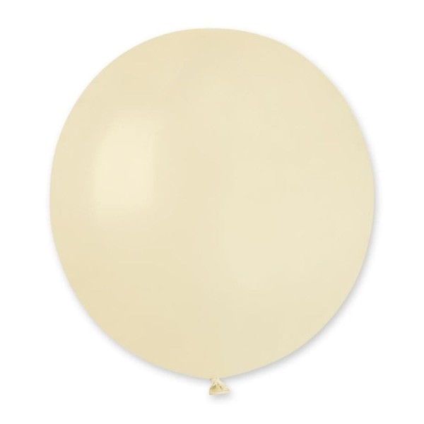 Balon pastelowy kremowy ecru kość słoniowa #059, 48 cm 1 szt.