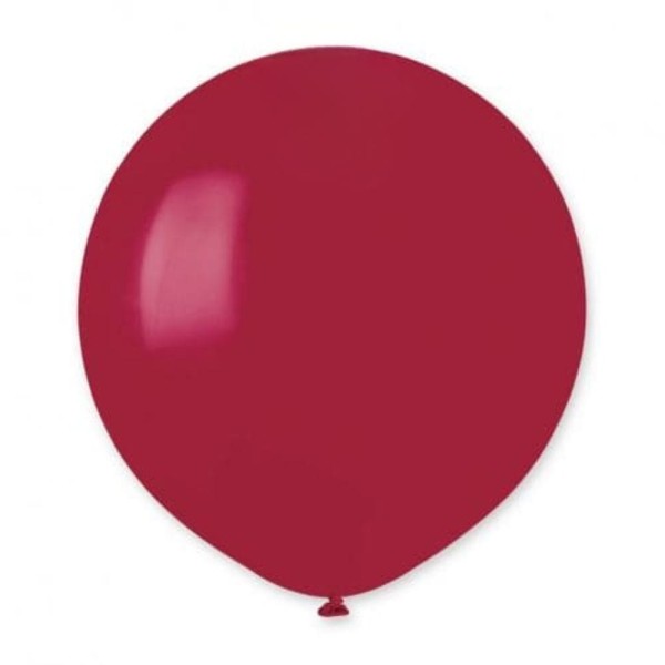 Balon pastelowy bordowy #047, 48 cm 1 szt.