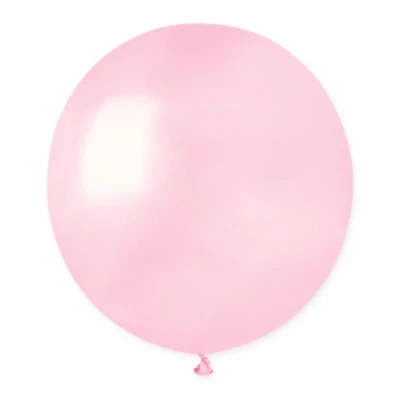 Balon pastelowy różowy jasny #057, 48 cm 1 szt.