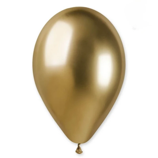 Balon metaliczny shiny złoty #088, 33 cm 1 szt.