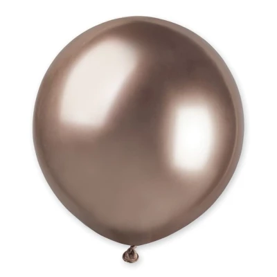 Balon metaliczny shiny różowe złoto #096, 48 cm 1 szt.