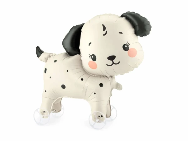 Balon foliowy Piesek na kółkach, 70x59 cm