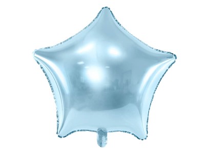 Balon foliowy gwiazda niebieski, 48 cm