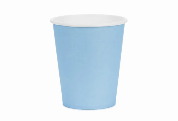 Kubeczki papierowe Basic niebieskie, 250 ml 6 szt.