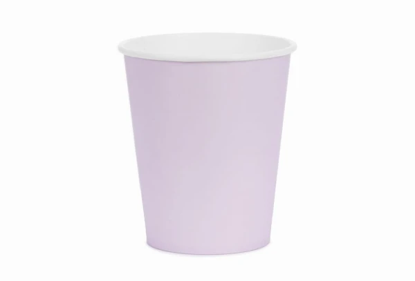 Kubeczki papierowe Basic fioletowe, 250 ml 6 szt.