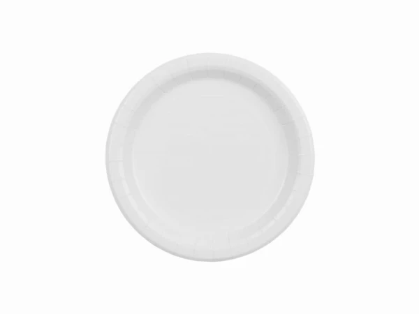Talerzyki papierowe Basic białe, 18 cm 6 szt.