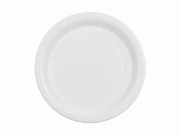Talerzyki papierowe Basic białe, 23 cm 6 szt.