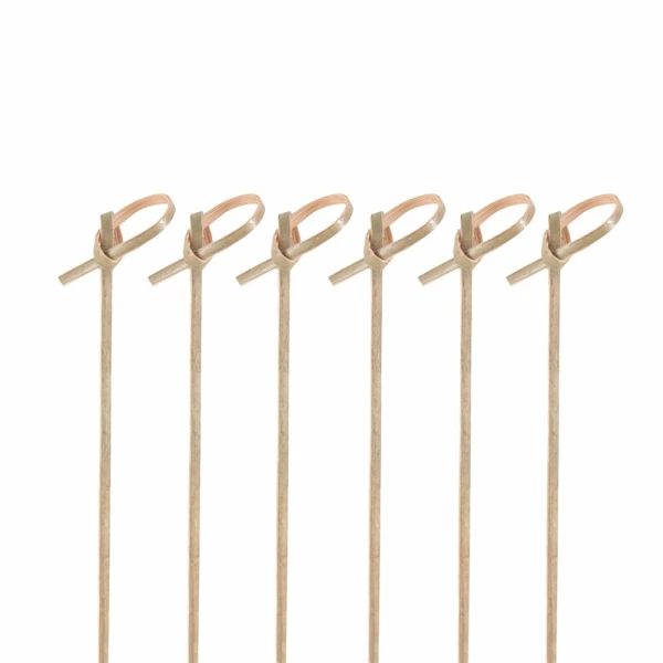 Patyczki wykałaczki bambusowe do przekąsek, 50 szt.