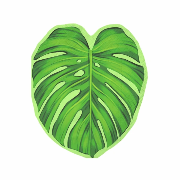 Serwetki papierowe liść tropikalny monstera Aloha, 10szt.