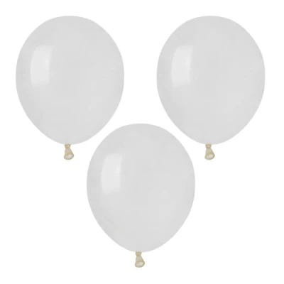 Balony lateksowe przezroczysty transparentny #000, 12 cm 3 szt.